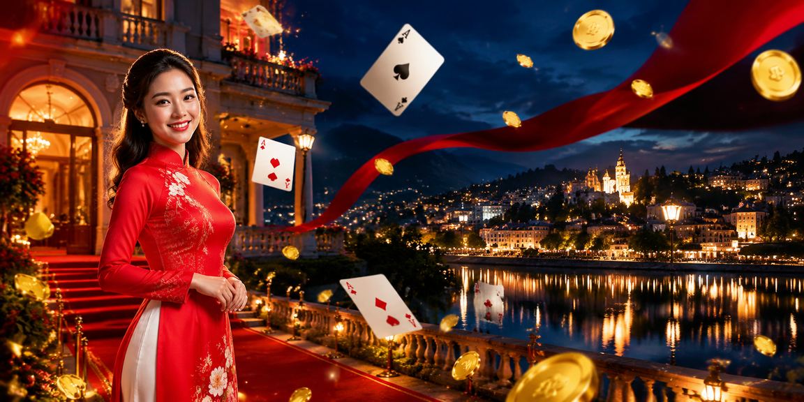 Người phụ nữ mặc áo dài tại Đà Lạt ngồi chơi bài trong không gian yên tĩnh