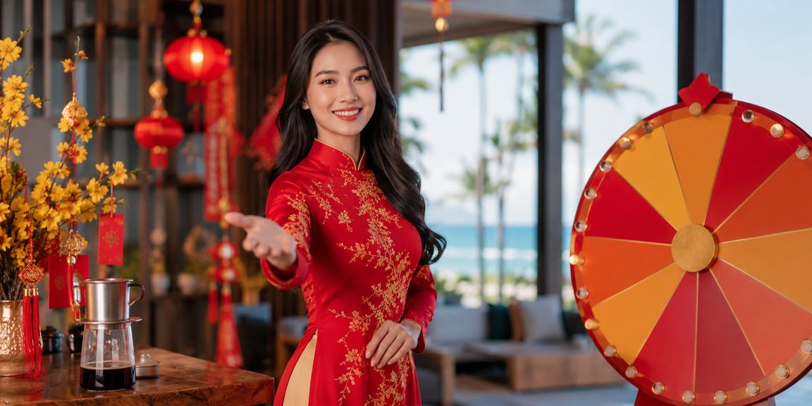 Người dùng tại Đà Nẵng trải nghiệm roulette trên điện thoại trong quán cà phê