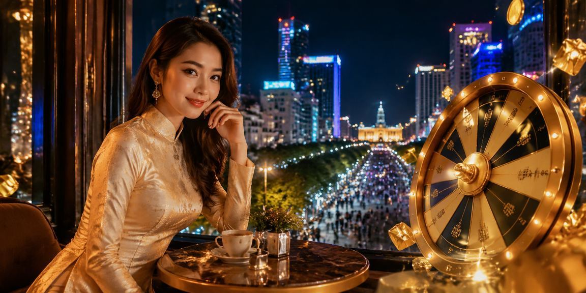 Người chơi tại TP.HCM mặc áo dài trải nghiệm roulette trực tuyến trên 8vv